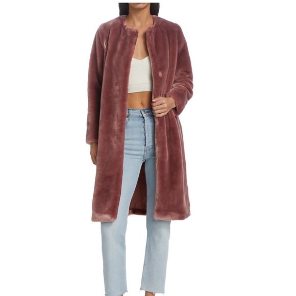Cami NYC Faux Fur Coat - Picture 1 of 2